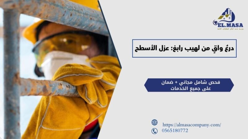 درعٌ واقٍ من لهيب رابغ: عزل الأسطح