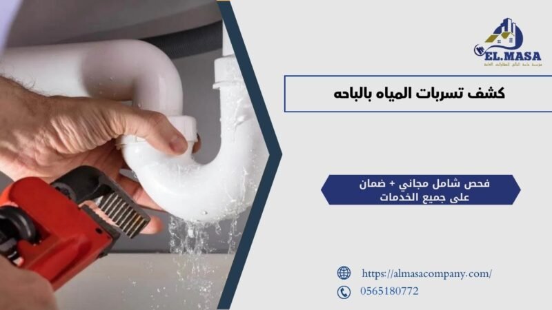 كشف تسربات المياه بالباحه