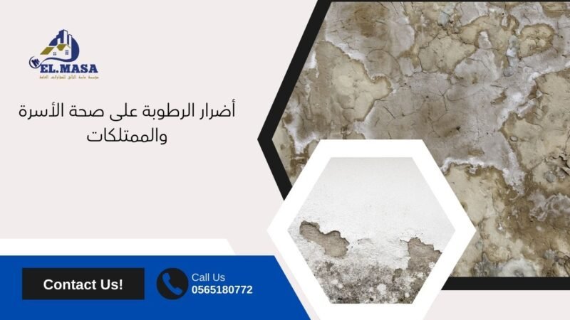 أضرار الرطوبة على صحة الأسرة والممتلكات