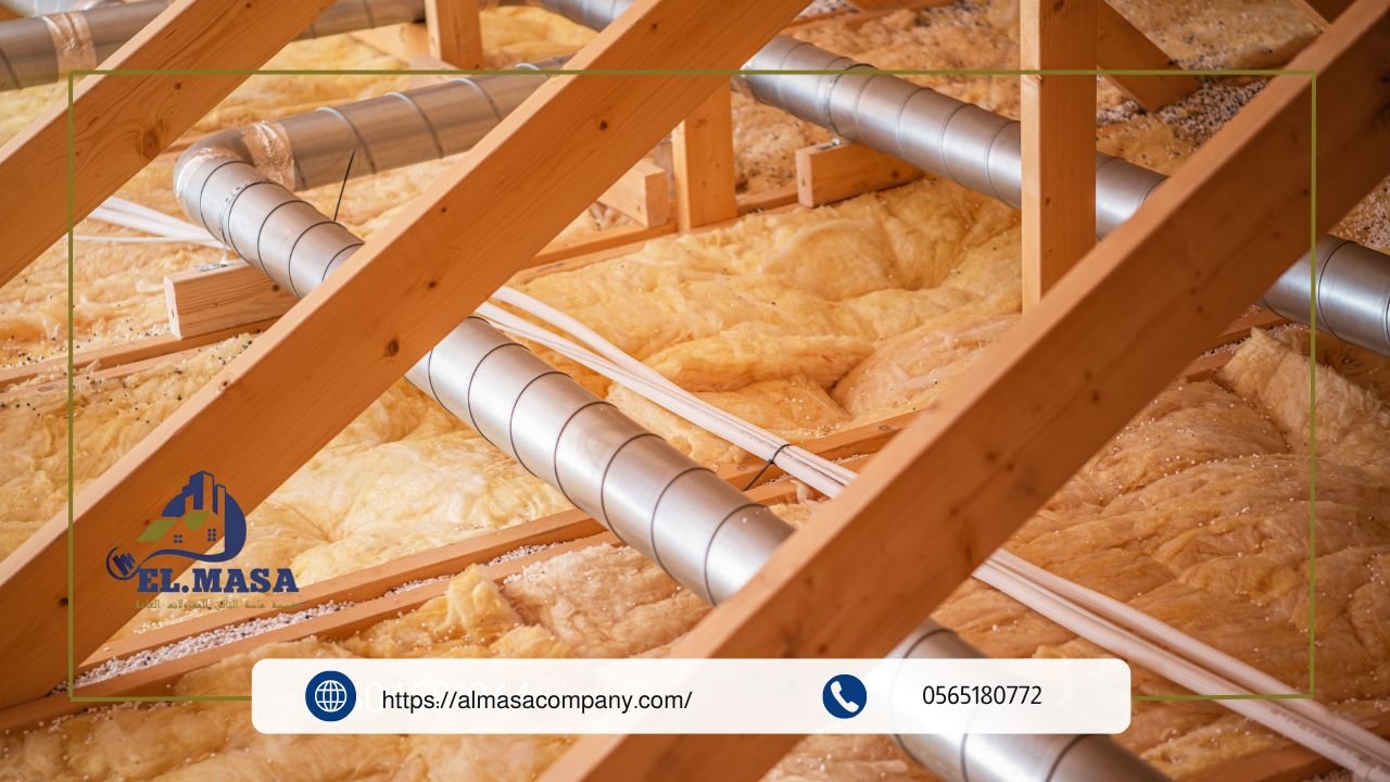 خدمات عزل المواسير بالصوف التي نقدمها في مؤسسة ماسة التألق