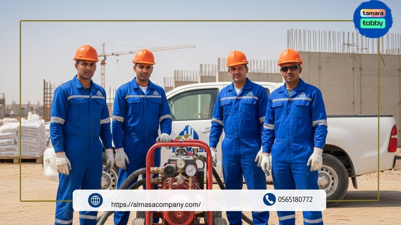 خبرة ماسة التألق في تنفيذ مشاريع حقن خرسانة بجدة بجودة عالية