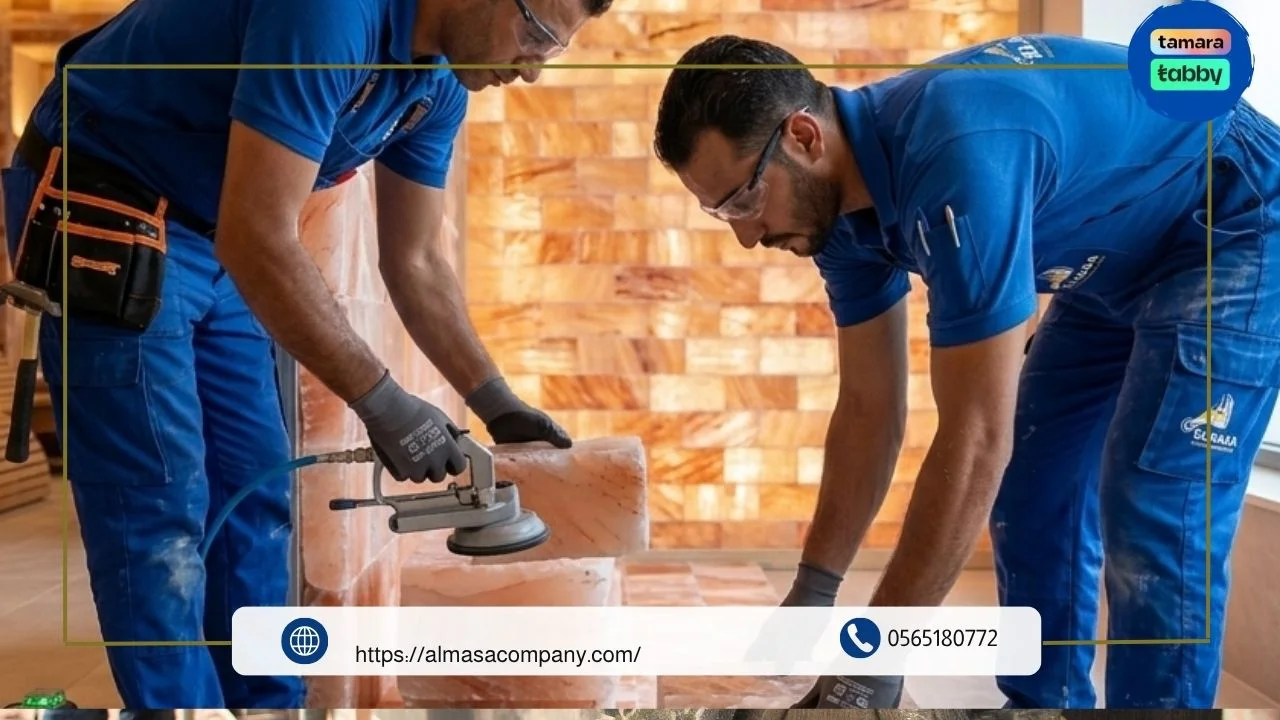 تنفيذ وتجهيز غرف الملح بالكامل