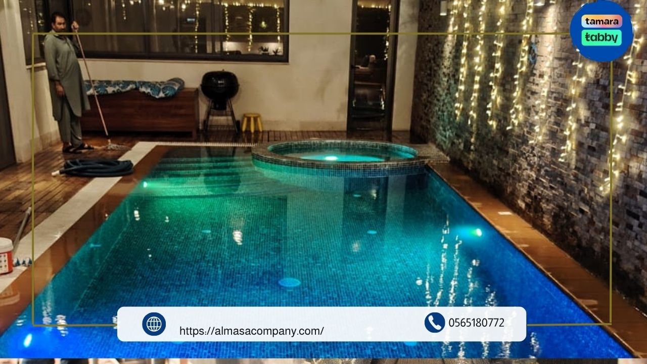 أعمال ترميم المسابح وإصلاح التشققات والعزل المائي باحترافية عالية